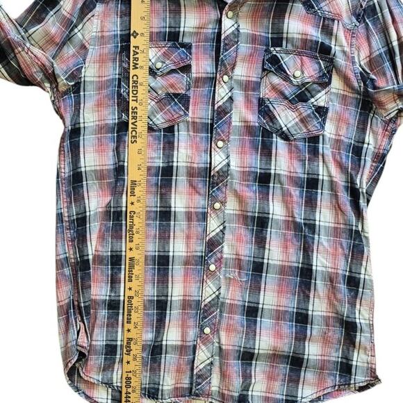 BKE Pearl Snap Button Up Mens - Picture 6 of 7